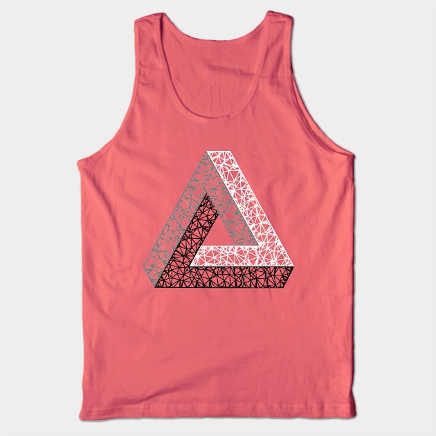 M. C. Escher Triangle Tank Top by TRIME